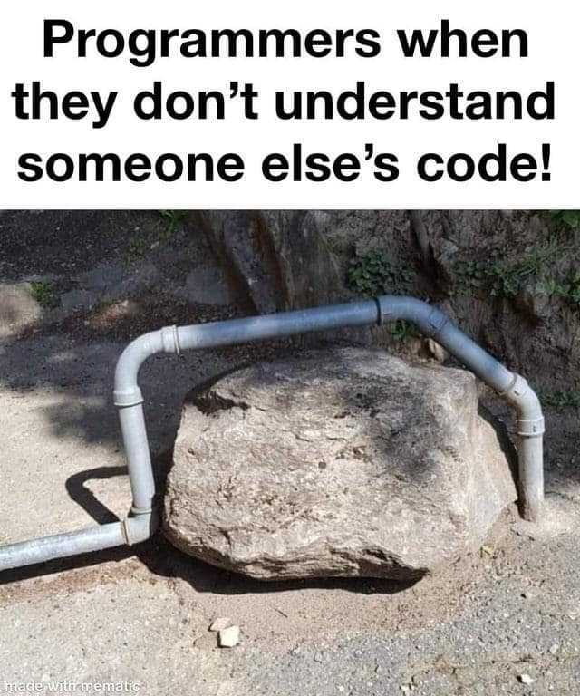 Bad code meme